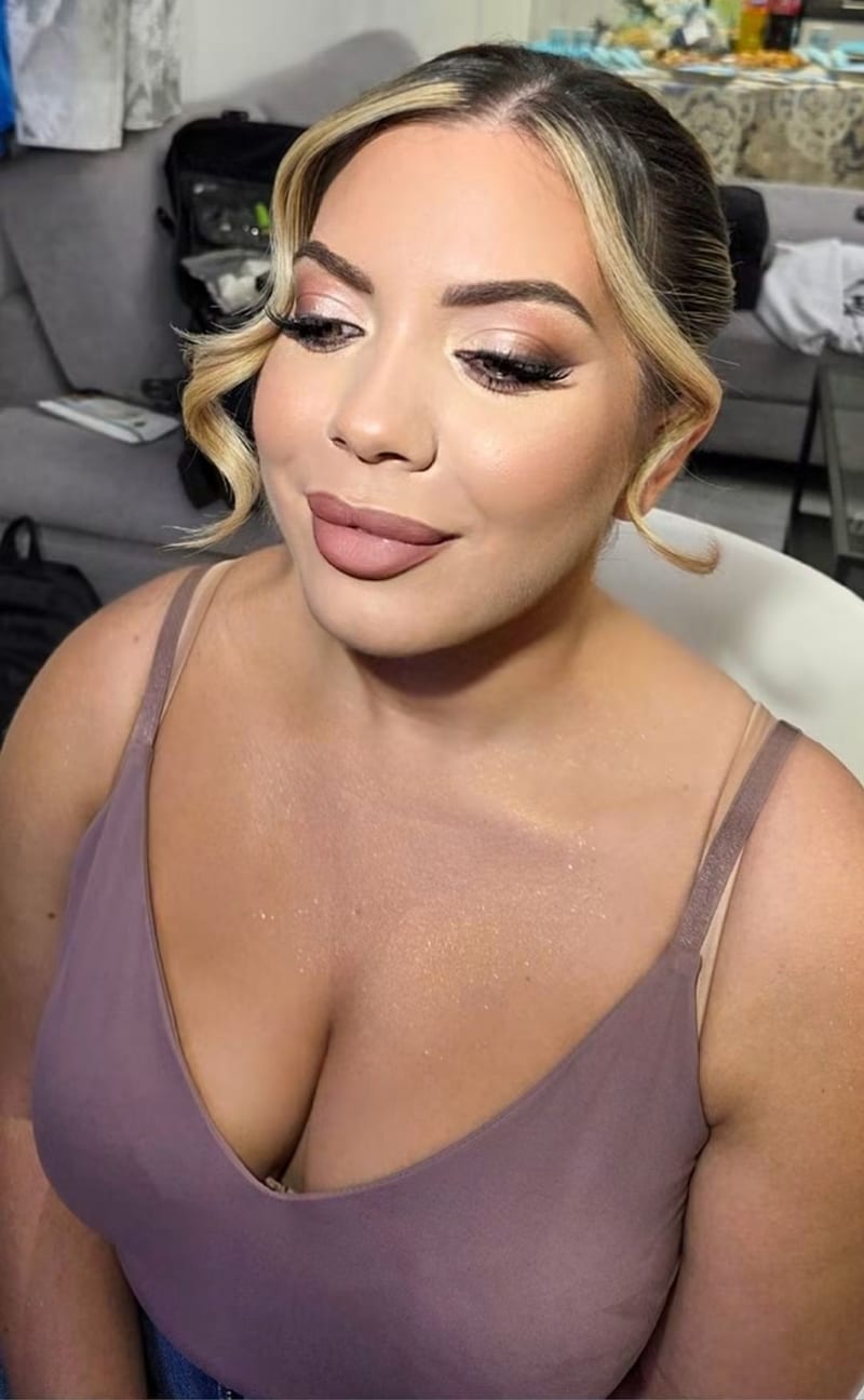 Dopo il trucco di Raffaella Braccolino, coppia 24