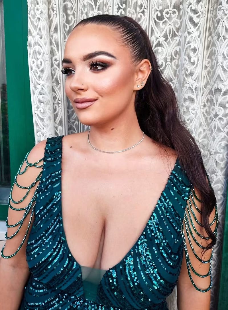 Dopo il trucco di Raffaella Braccolino, coppia 26
