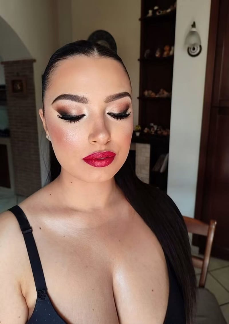 Dopo il trucco di Raffaella Braccolino, coppia 27