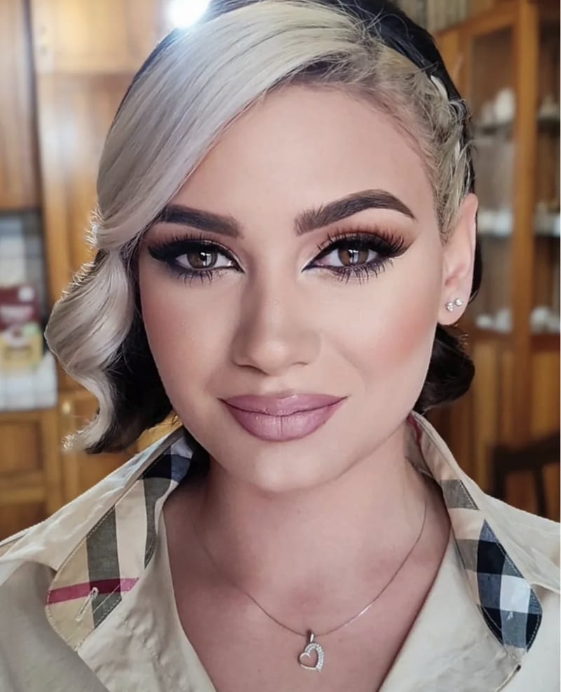 Dopo il trucco di Raffaella Braccolino, coppia 29