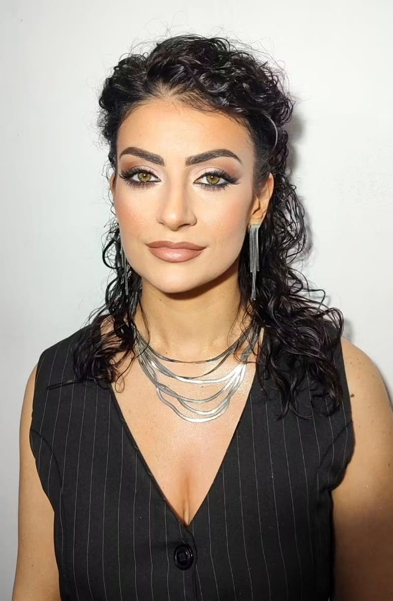 Dopo il trucco di Raffaella Braccolino, coppia 5