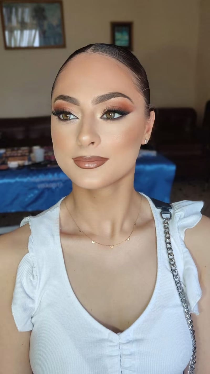 Dopo il trucco di Raffaella Braccolino, coppia 7