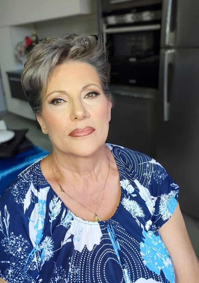 Dopo il trucco di Raffaella Braccolino, coppia 9