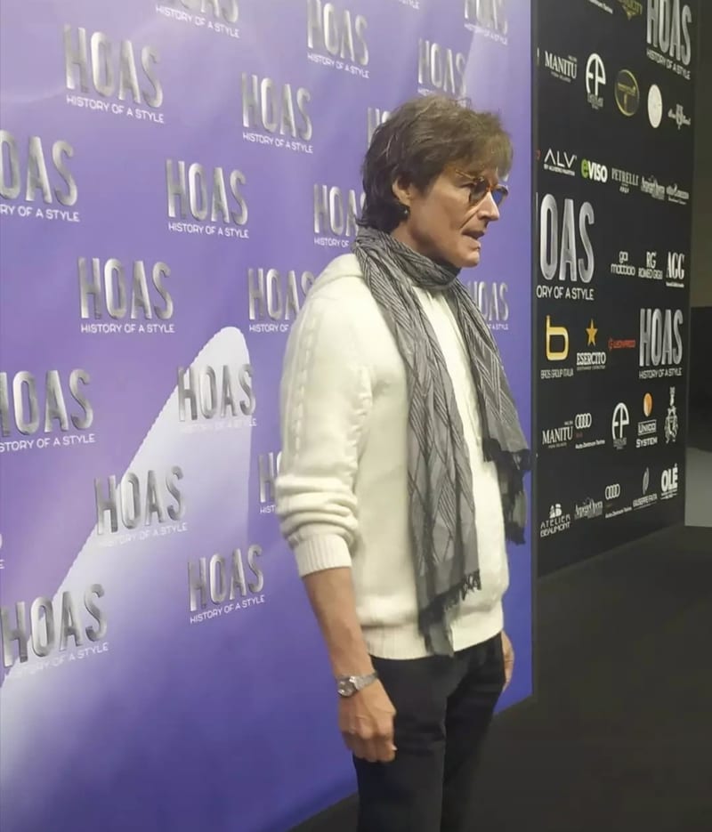 Raffaella Braccolino nel backstage con artisti